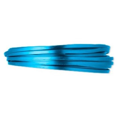 Anodized Aluminum Flat Wrapping Wire, 16 Gauge, 18 Feet