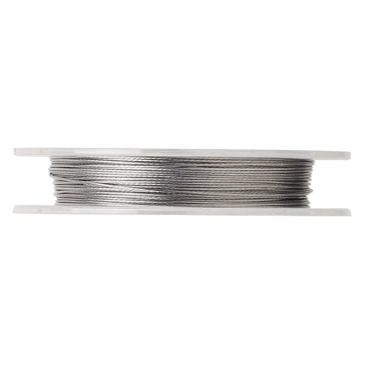 TigerTail Clear 7-Strand Beading Wire, 0.015 Inch — 30-Foot Spool
