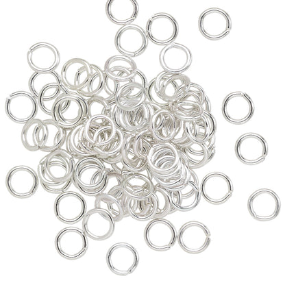 Anodized Aluminum Jump Rings 18 Gauge 6mm - 100 pcs