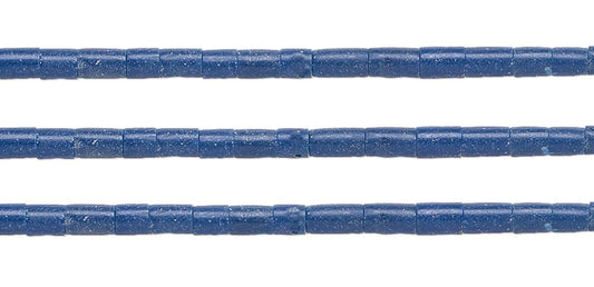 Beads, "Lapis Lazuli" (Resin Imitation) Blue 2-3mm Heishi, 1 Strand (22 inch)