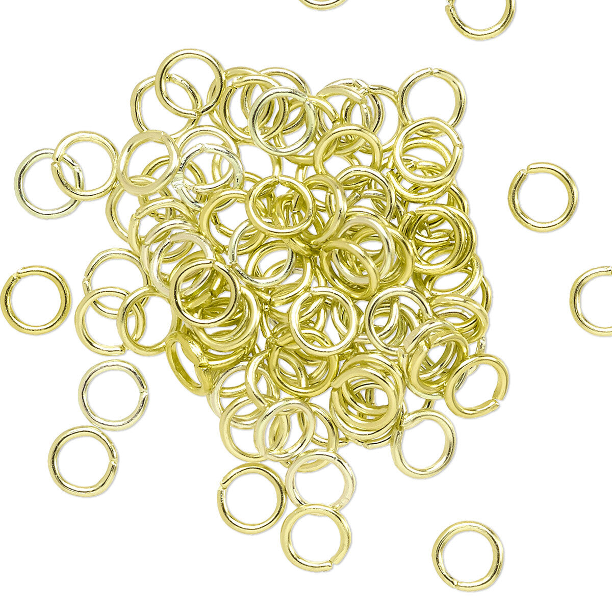 Anodized Aluminum Jump Rings 20 Gauge 4mm - 100 pcs