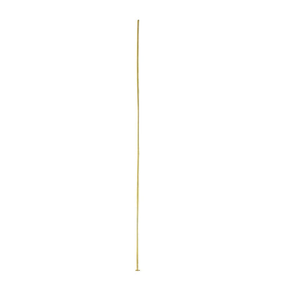 Gold Plated Brass Head Pins, 4 Inch, 21 Gauge, 100 or 500 pcs