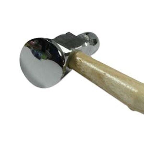 BeadSmith Chasing Hammer, Steel Head with Wood Handle, 10-1/2 Inch
