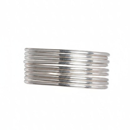 Sterling Silver Half Round Wire, 18 Gauge, Dead Soft, 5 Feet
