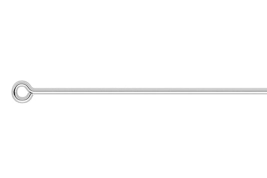 eye pin on a white background