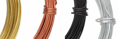 Anodized Aluminum Round Wrapping Wire, 20 Gauge, 45 Feet
