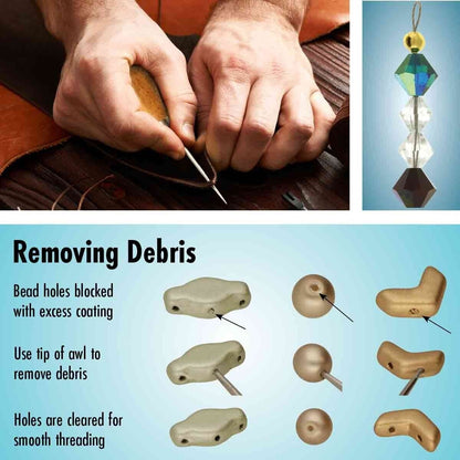 BeadSmith Ergonomic Knotting Awl, Fine Tip