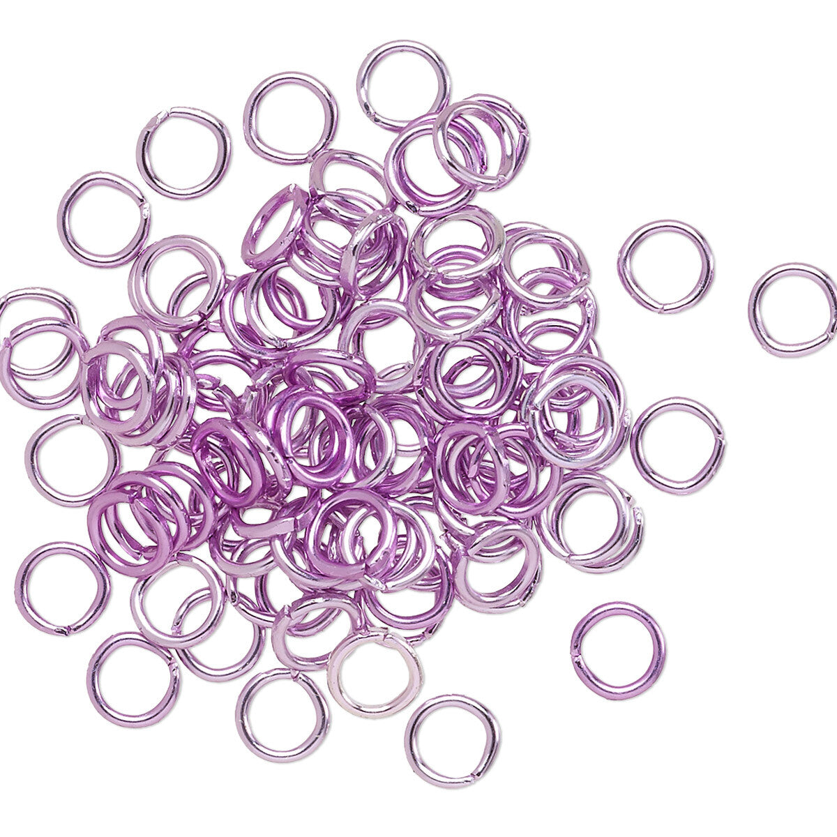 Anodized Aluminum Jump Rings 20 Gauge 4mm - 100 pcs