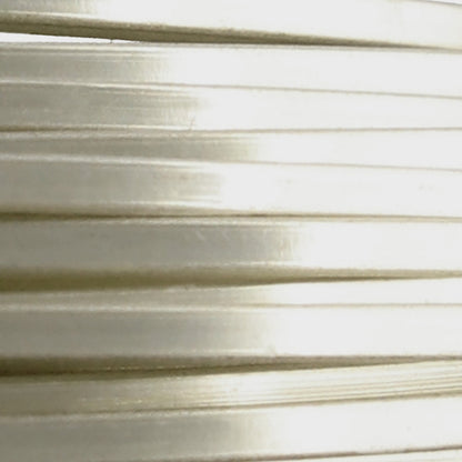 Wire, 4 Yards Silver Plated Non Tarnish 21 Gauge SQUARE Wrapping Wire