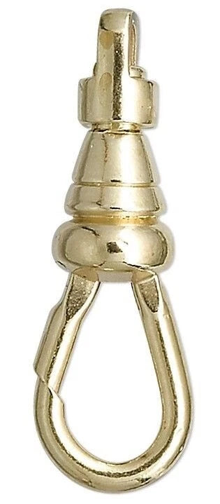 Platinum Gold Plated Swivel Clip Clasps, 22x8mm, 10 pcs or 50 pcs