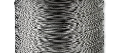 Tiger Tail Beading Wire, Clear 7 Strand 0.012" Diameter, 300 Foot Spool