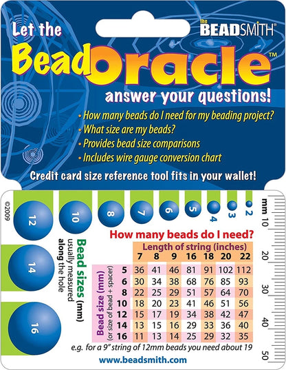 BeadSmith Bead Oracle Wallet Reference Card
