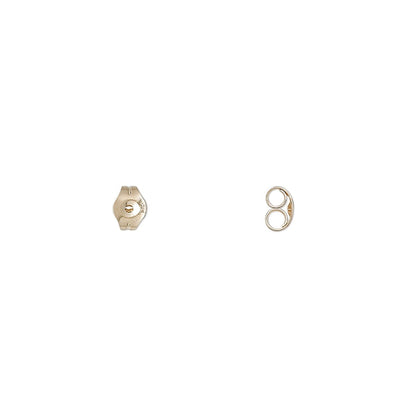 14KT Gold Medium Weight Earnut Earring Backs 3x5x5mm (1 Pair)