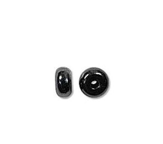Beadsmith Black Oxide Brass Heishi Beads, 4.5x2.4mm, 144 pcs