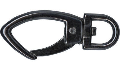 Swivel Lobster Clasp Purse Clips, Gunmetal, 60x26mm, 1 or 3 pcs