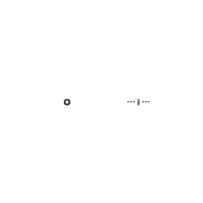 Oh! Ring Black Silicone Rings, 1.5mm, 0.5mm ID, 1000 pcs
