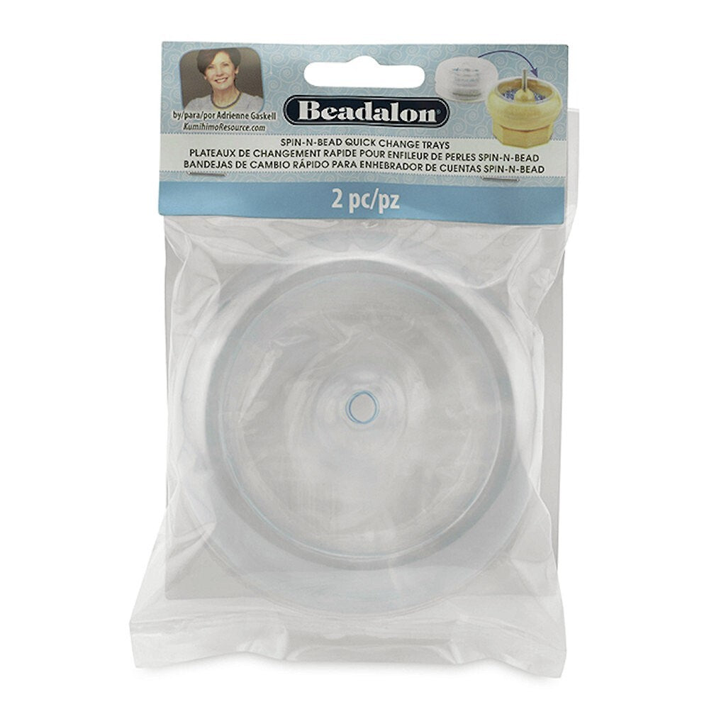 Beadalon Spin-N-Bead Quick Change Trays, 2 pcs