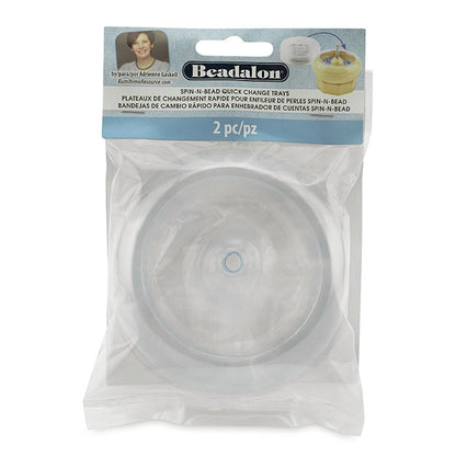 Beadalon Spin-N-Bead Quick Change Trays, 2 pcs