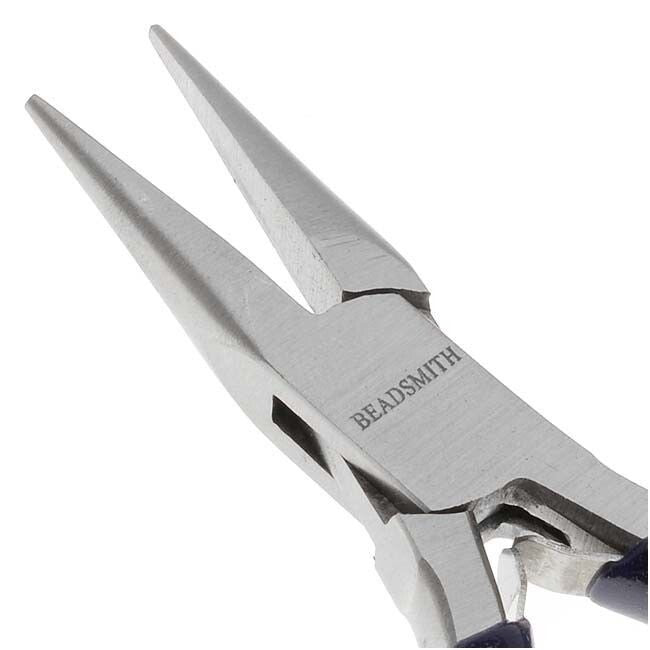 BeadSmith Slim Line Super Fine Chain Nose Pliers 4-3/4"