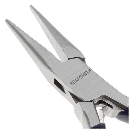 BeadSmith Slim Line Super Fine Chain Nose Pliers 4-3/4"