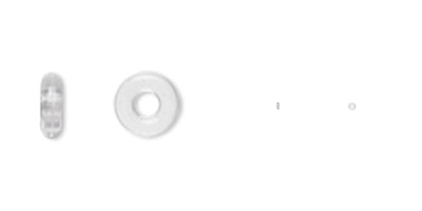 Oh! Ring Clear Silicone Spacer Cushion Bumpers, 1.5mm, 0.5mm ID, 1000 pcs