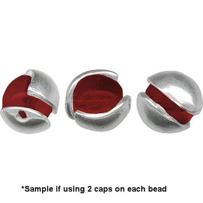 Sterling Silver Leaf Shape Bead Caps, 7x3mm, 2 pcs
