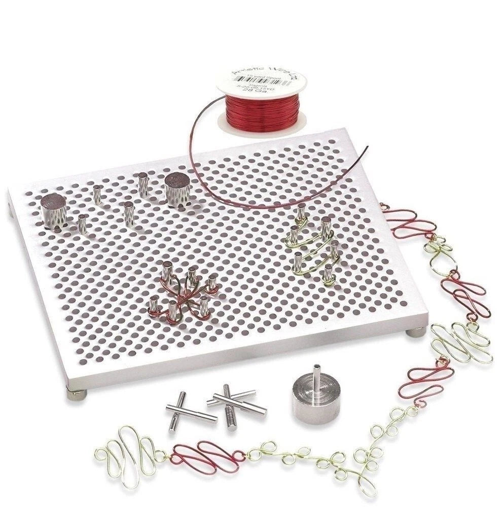 Deluxe Thing-a-ma-Jig Wire Wrapping Jig, Aluminum, 4-1/2 x 5-1/2 Inch