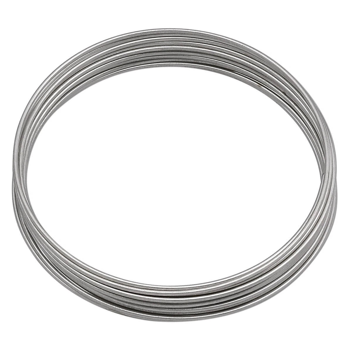 Stainless Steel Small Bracelet Memory Wire, 1-3/4 inch, 1 Ounce (approx. 60 Loops)