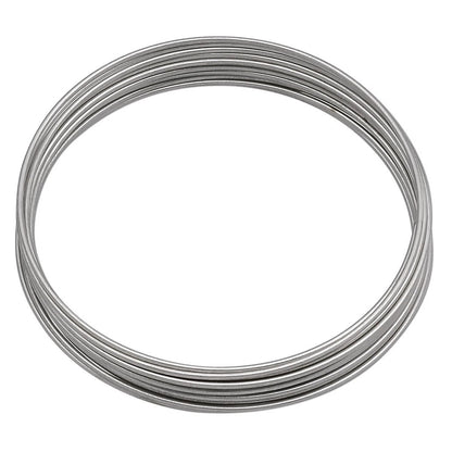 Stainless Steel Small Bracelet Memory Wire, 1-3/4 inch, 1 Ounce (approx. 60 Loops)