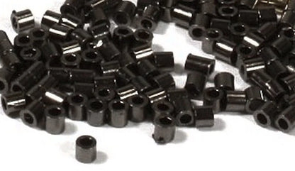 Beadsmith Black Oxide Crimp Tubes, 2x2mm, 100 pcs