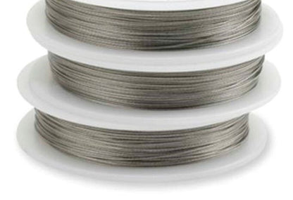 Beadalon 7 Strand Bright Bead Stringing Wire 0.024" Diameter, 100 Foot Spool