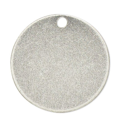 Antiqued Silver Plated Brass 12mm Flat Round Disc Coin Drop Charms (100 pc)