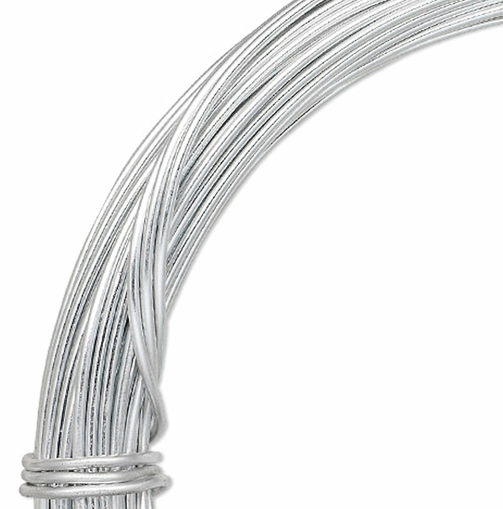Anodized Aluminum Round Wrapping Wire, 20 Gauge, 45 Feet
