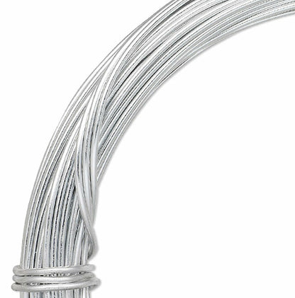 Anodized Aluminum Round Wrapping Wire, 20 Gauge, 45 Feet