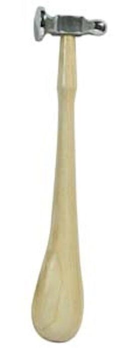 BeadSmith Chasing Hammer, Steel Head with Wood Handle, 10-1/2 Inch