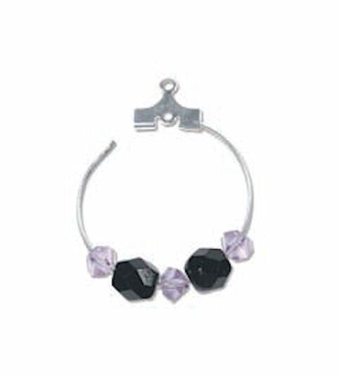 BeadSmith Silver Plated Brass 40mm Round Beading Earring Hoops 20 Gauge