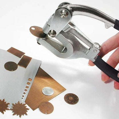 Beadsmith Mighty Punch Metal Hole Punch Kit, 7 Dies & Punches, Up to 16 Gauge
