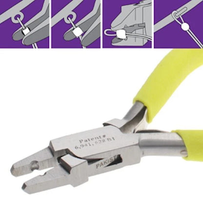 Euro Tool Universal Magical Crimper Pliers for 2mm Tubular Crimps - 1 pc