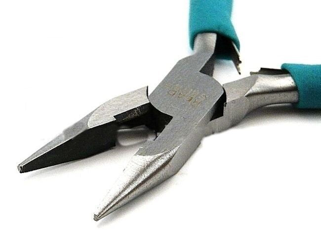 Chain Nose Pliers with Cutter, Color-ID, Cushion Grip, 4-3/4 Inch