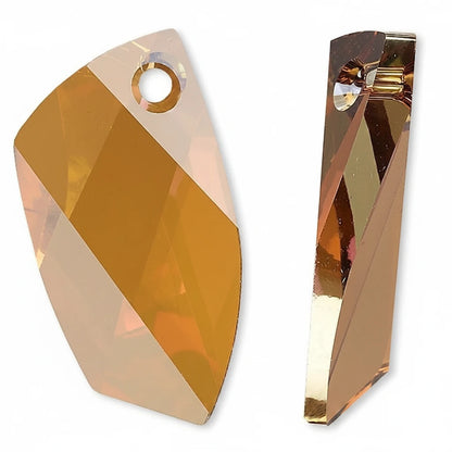 Swarovski Copper Avant Garde Crystal Pendant (6620), 40mm, 1 pc