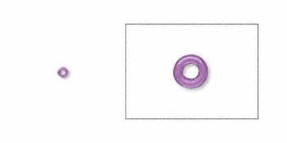 Oh! Rings 1.5mm Round Rubber Bead Huggers and Spacers
