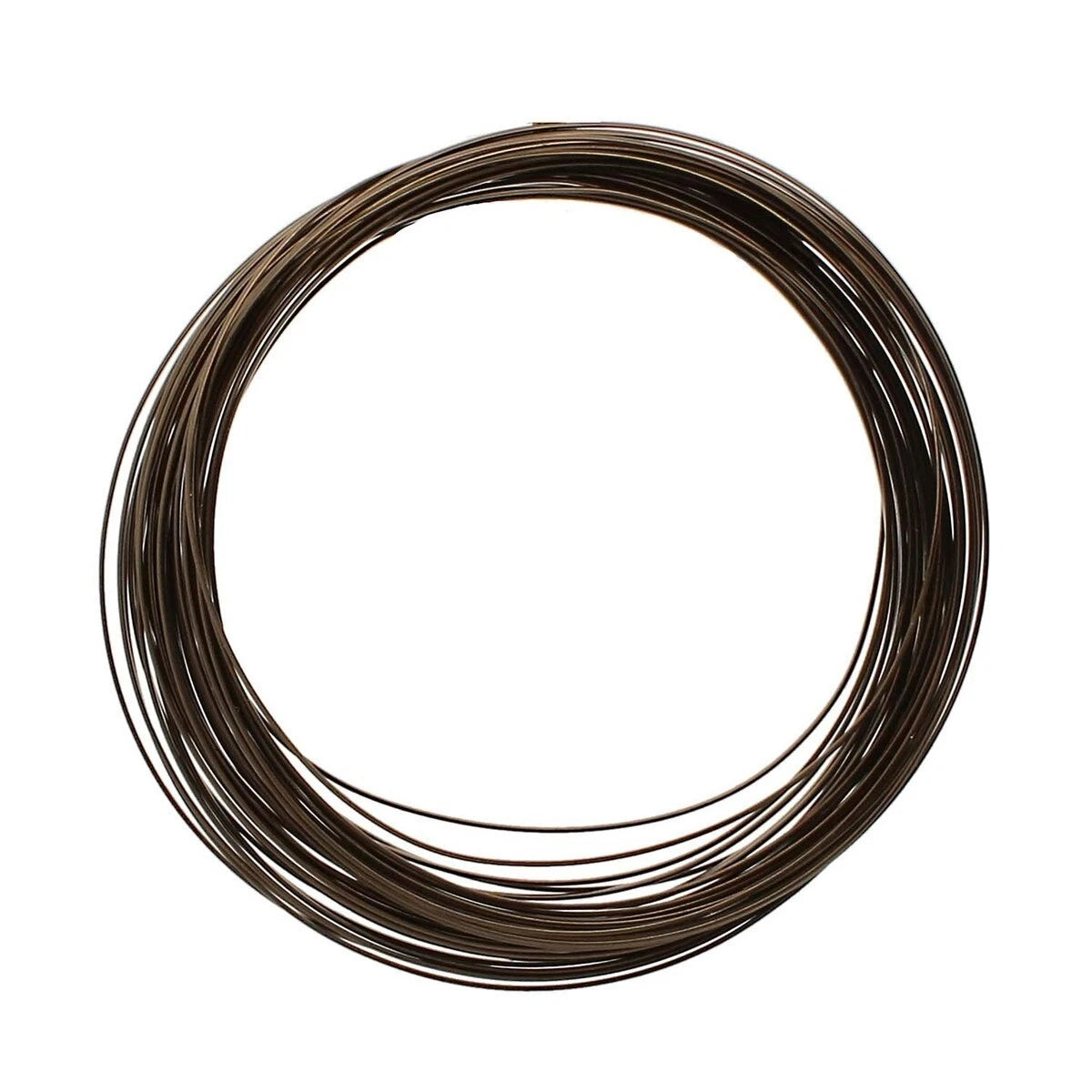 Non-Tarnish Vintage Bronze Copper Half Round Wire, 18 Gauge (1.02mm), 7 Yards
