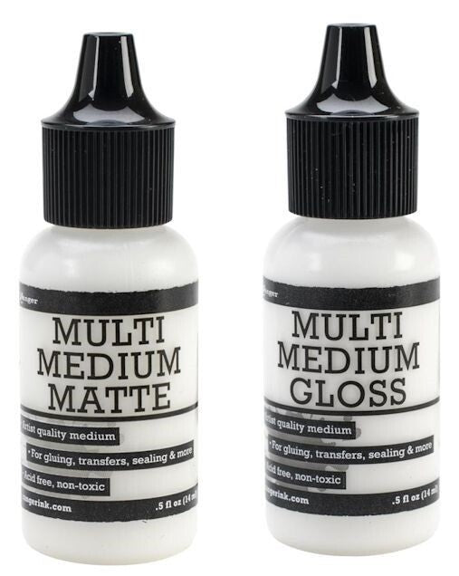 Ranger Multi Medium Artist Gel 0.5 oz, Gloss or Matte