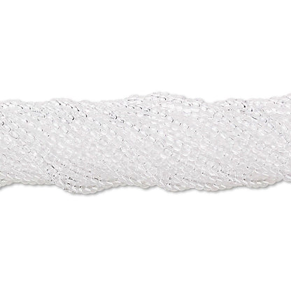 Preciosa Czech Glass #11 Rocaille Seed Beads Transparent Clear 50g (approx. 6,500 pc)
