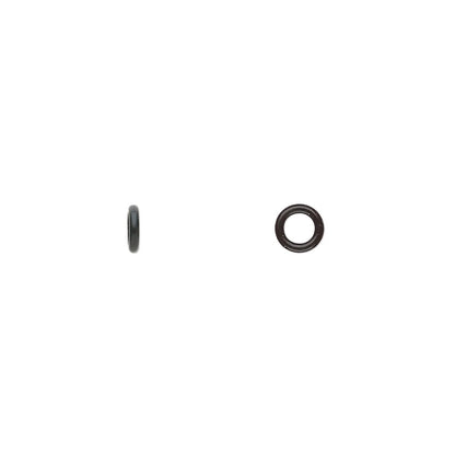 Oh! Ring Black Silicone Rings, 5mm, 2.5mm ID, 500 pcs