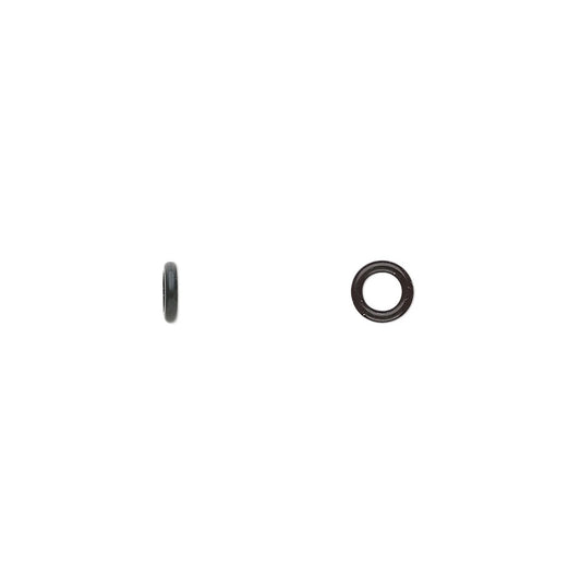 Oh! Ring Black Silicone Rings, 5mm, 2.5mm ID, 500 pcs