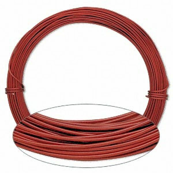 Anodized Aluminum Round Wrapping Wire, 20 Gauge, 45 Feet