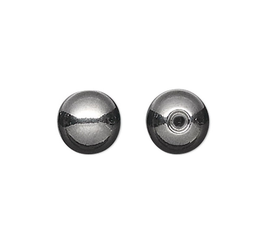 Stainless Steel Half-Drilled Memory Wire End Beads, 3mm or 5mm