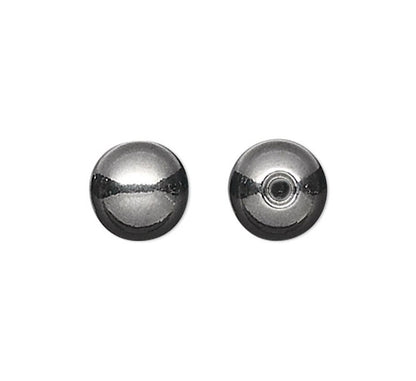 Stainless Steel Half-Drilled Memory Wire End Beads, 3mm or 5mm