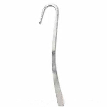 Plated Steel Bookmarks 3.35 inch with Drill Hole, 2 pcs